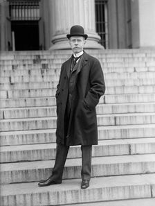 George Washington Norris at Treasury, 1917. Creator: Harris & Ewing