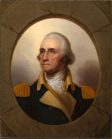George Washington (Porthole type), c. 1853. Creator: Rembrandt Peale