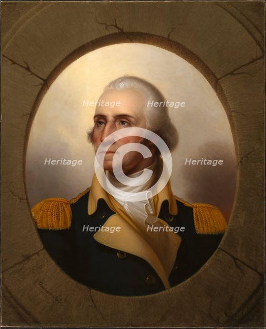 George Washington (Porthole type), c. 1853. Creator: Rembrandt Peale.