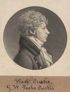 George Washington Parke Custis, 1808. Creator: Charles Balthazar Julien Févret de Saint-Mémin