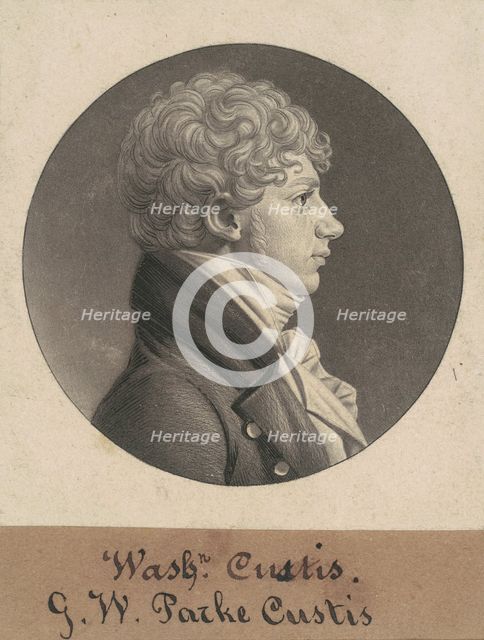 George Washington Parke Custis, 1808. Creator: Charles Balthazar Julien Févret de Saint-Mémin.