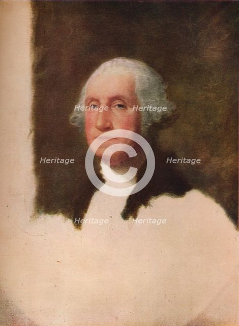 'George Washington (The Athenaeum)', 1796, (1932). Artist: Gilbert Charles Stuart.