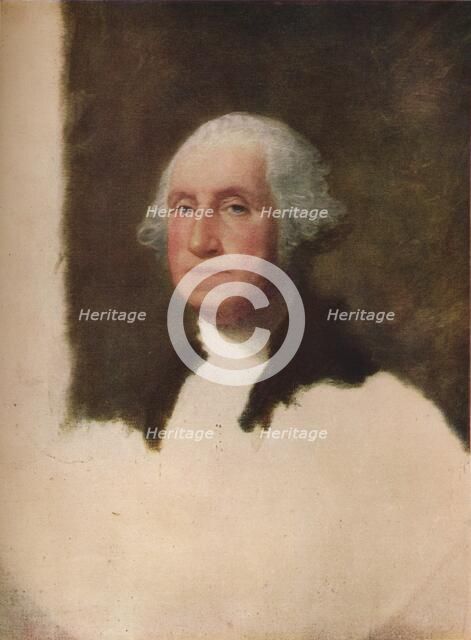 'George Washington (The Athenaeum)', 1796, (1932). Artist: Gilbert Charles Stuart.