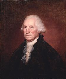 George Washington (The Gadsden-Morris-Clarke Portrait), 1795. Creator: Rembrandt Peale