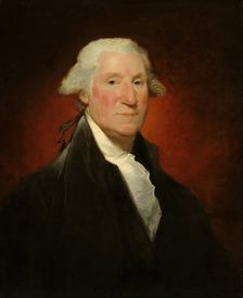 George Washington (Vaughan portrait), 1795. Creator: Gilbert Stuart