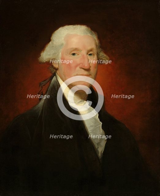 George Washington (Vaughan portrait), 1795. Creator: Gilbert Stuart.
