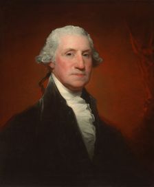 George Washington (Vaughan-Sinclair portrait), 1795. Creator: Gilbert Stuart