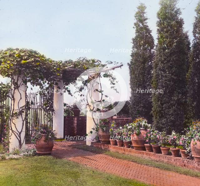 George Warrington Curtis house, Southampton, New York, 1914 or 1915. Creator: Frances Benjamin Johnston.