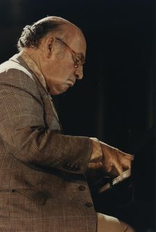 George Wein, North Sea Jazz Festival, Netherlands, 1992. Creator: Brian Foskett