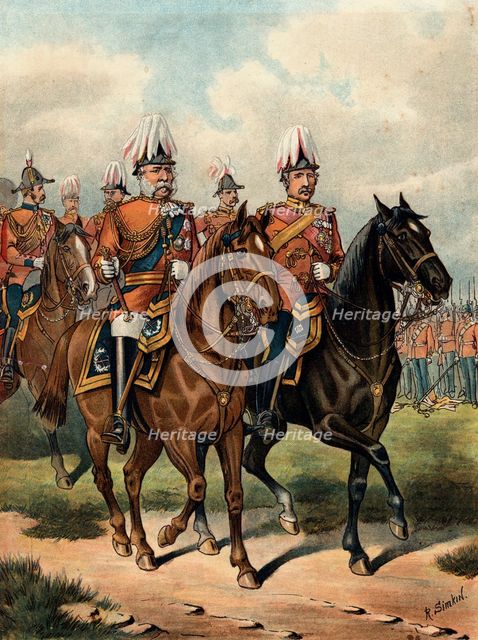 George William Frederick Charles, 2nd Duke of Cambridge, British soldier, c1885. Artist: Richard Simkin