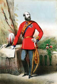 George William Frederick Charles, 2nd Duke of Cambridge, British soldier, c1855