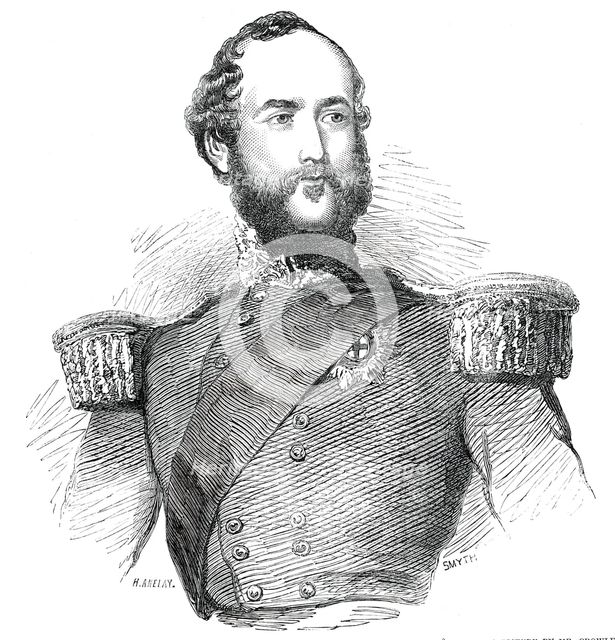 George William Frederick Charles, Duke of Cambridge..., 1850. Creator: Smyth.