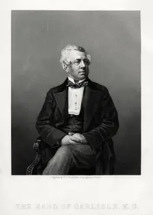 George William Frederick Howard, 7th Earl of Carlisle, British politician and statesman, c1880.Artist: DJ Pound