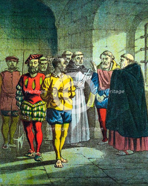 George Wishart, 16th century Scottish Protestant reformer, c1860. Artist: Unknown