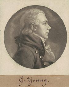 George Young, 1805. Creator: Charles Balthazar Julien Févret de Saint-Mémin