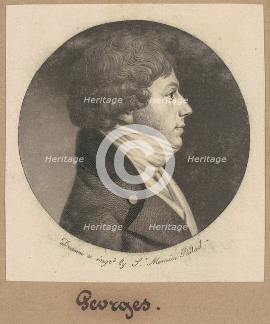 Georges, 1800. Creator: Charles Balthazar Julien Févret de Saint-Mémin.