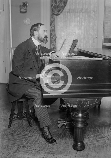 Georges Barrere [at piano], between c1915 and c1920. Creator: Bain News Service.