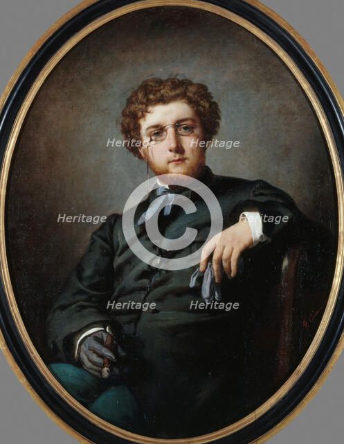 Georges Bizet (1838-1875), composer, c1865. Creator: Felix Giacomotti.