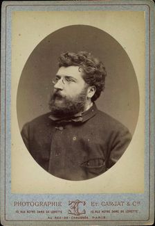 Georges Bizet, French composer and pianist, 1870s(?). Artist: Etienne Carjat