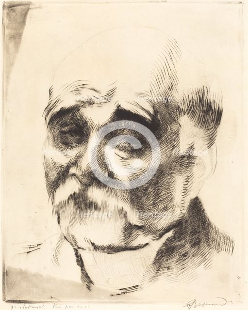 Georges Clemenceau, 1917. Creator: Paul Albert Besnard.