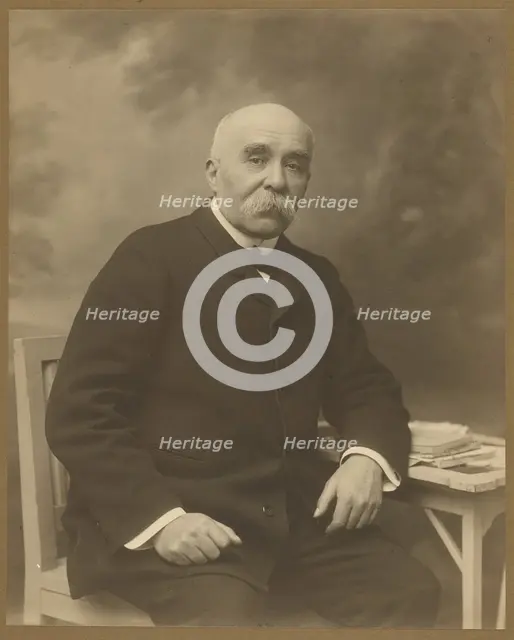 Georges Clemenceau, c1905.  Creator: Paul Nadar.