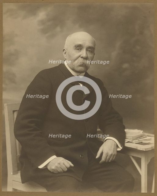 Georges Clemenceau, c1905.  Creator: Paul Nadar.