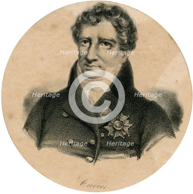 Georges Cuvier, 19th century French zoologist and paleontologist. Creator: Unknown.