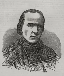 Georges Darboy (1813-1871), Catholic priest, bishop of Nancy, archbishop of Paris, 1871. Creator: Unknown