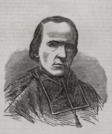 Georges Darboy (1813-1871), Catholic priest, bishop of Nancy, archbishop of Paris, 1871. Creator: Unknown