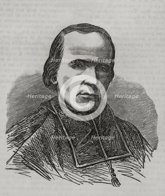 Georges Darboy (1813-1871), Catholic priest, bishop of Nancy, archbishop of Paris, 1871.  Creator: Unknown.