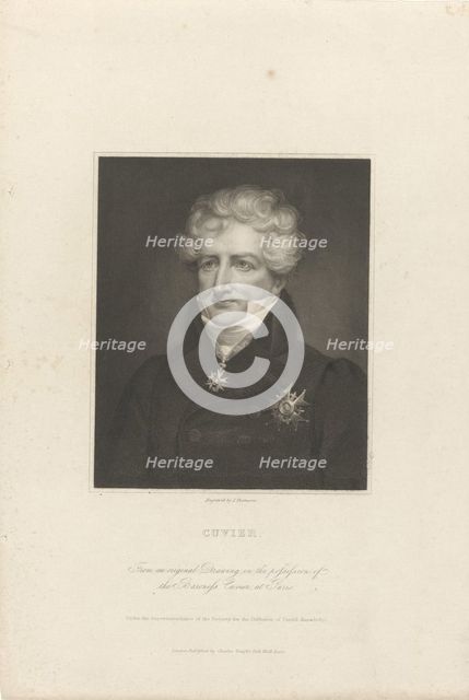 Georges Léopold Chrétien Frédéric Dagobert, Baron de Cuvier (1769-1832), .