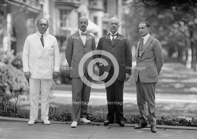 Georges Roussos, E.E. And M.P. from Greece - 2nd from Right, 1917. Creator: Harris & Ewing.