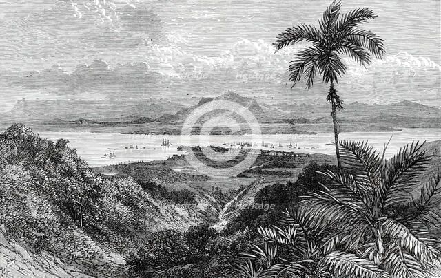 Georgetown, Penang, near Perak, in the Malay Peninsula, 1876. Creator: E. Hastie.