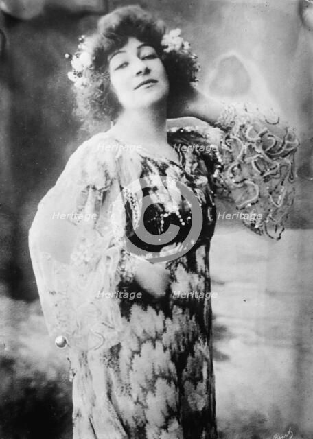 Georgette Leblanc, 1911. Creator: Bain News Service.