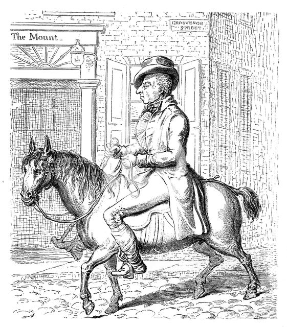 'Georgey a' Cockhorse', 1796. Artist: Unknown