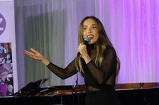 Georgia Cecile, Georgia Cecile Quartet, Watermill Jazz Club, Dorking, Surrey, 7 October 2025. Creator: Brian O'Connor