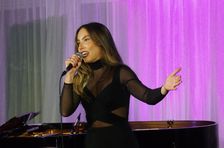 Georgia Cecile, Georgia Cecile Quartet, Watermill Jazz Club, Dorking, Surrey, 7 October 2025. Creator: Brian O'Connor