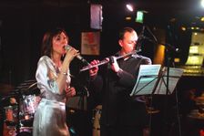 Georgia Mancio and Alex Garnett, Pizza Express, Dean St, London, 2007. Artist: Brian O'Connor