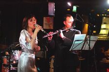 Georgia Mancio and Alex Garnett, Pizza Express, Dean St, London, 2007. Artist: Brian O'Connor