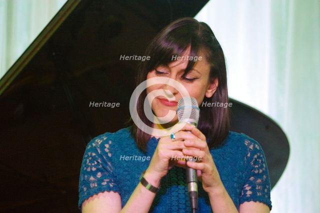 Georgia Mancio, Watermill Jazz Club, Dorking, Surrey, UK, 14 May 2019. Creator: Brian O'Connor.
