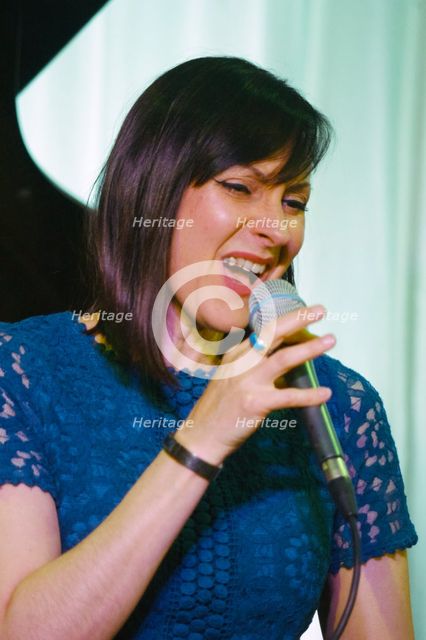 Georgia Mancio, Watermill Jazz Club, Dorking, Surrey, UK, 14 May 2019. Creator: Brian O'Connor.