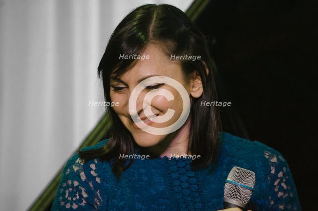 Georgia Mancio, Watermill Jazz Club, Dorking, Surrey, UK, 14 May 2019. Creator: Brian O'Connor.