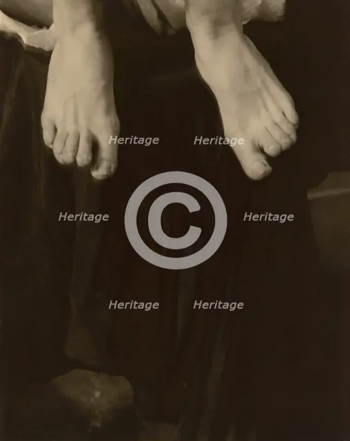 Georgia O'Keeffe - Feet, 1918. Creator: Alfred Stieglitz.