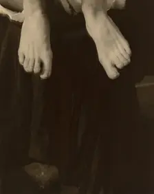 Georgia O'Keeffe - Feet, 1918. Creator: Alfred Stieglitz