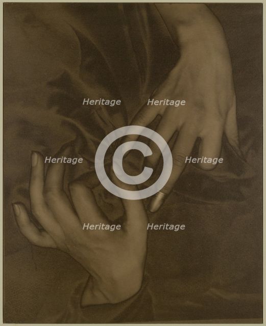 Georgia O'Keeffe - Hands and Thimble, 1919. Creator: Alfred Stieglitz.