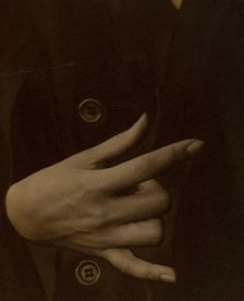 Georgia O'Keeffe - Hand, 1918. Creator: Alfred Stieglitz