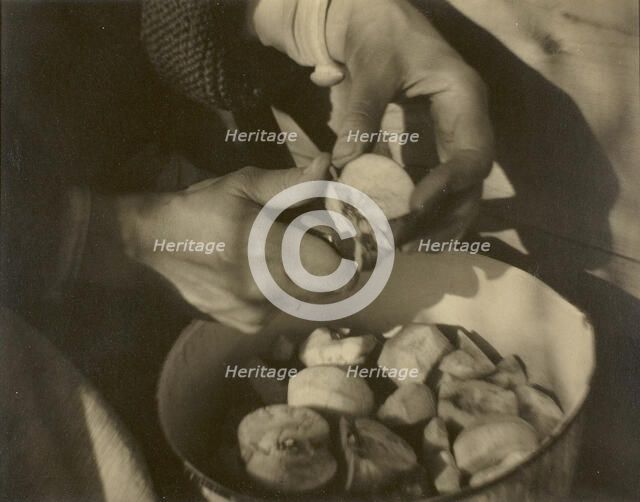 Georgia O'Keeffe - Hands, 1920/22. Creator: Alfred Stieglitz.