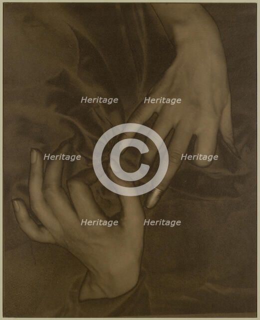 Georgia O'Keeffe - Hands and Thimble, 1919. Creator: Alfred Stieglitz.