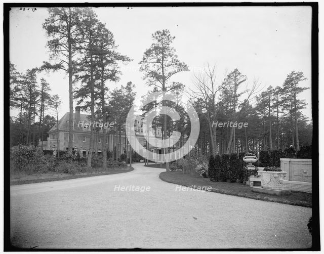 Georgian Court, Lakewood, N.J., c1901. Creator: William H. Jackson.