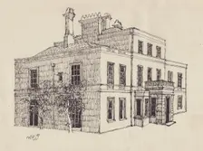 Georgian house, c1950. Creator: Shirley Markham